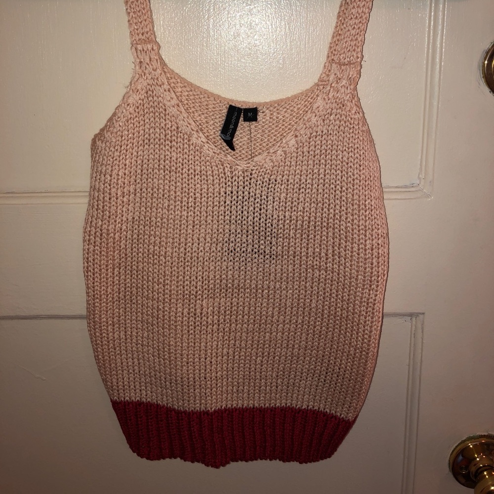 Sweater Tank Top